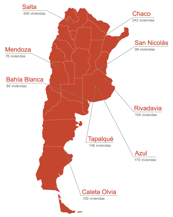 Mapa de Argentina